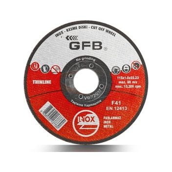 Gfb Metal Kesici Taş 115X1 Inox Kesme Taşı (50 Adet)