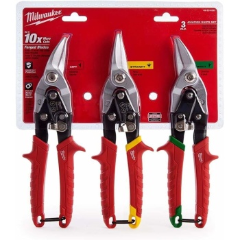 Milwaukee Kaportacı Makası Seti 3 Parça Sağ-Sol-Düz 260 Mm - T48224533
