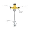 Rtrmax RTM396 Elektrikli Boya ve Harç Karıştırıcı 1800 W 140 mm