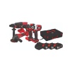 Attlas ATB21 4lü Kömürsüz Kombo Set Matkap + Taşlama + Kırıcı Delici + Somun Sıkma - A0104171