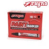 Rayno Paint Marker Kalem Siyah 12 Li - RYNPMS
