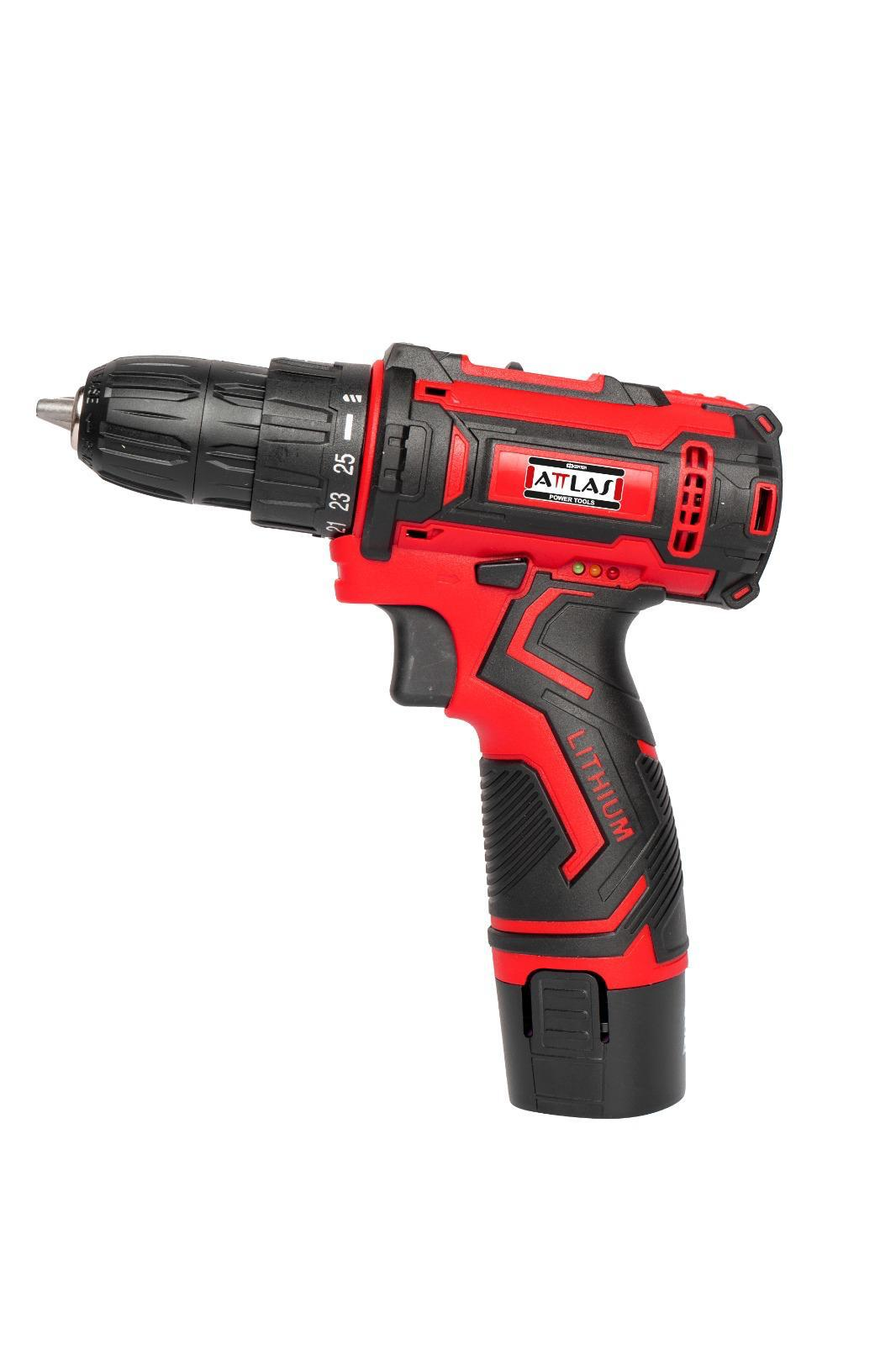 Attlas Eco 12V CDD-202C Çift Akülü Matkap - A0104086