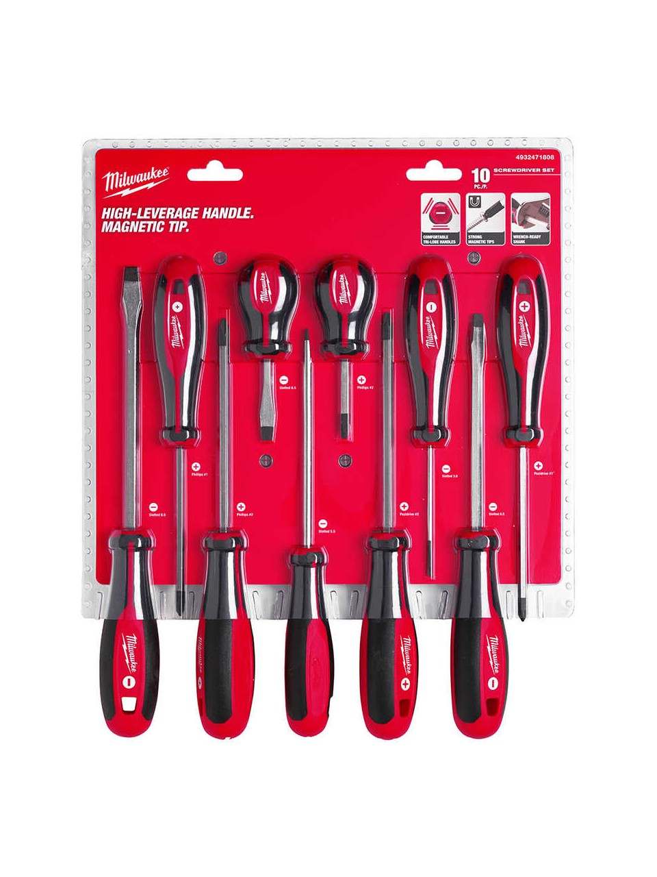 Milwaukee Tornavida Set 10 Parça - 4932471808