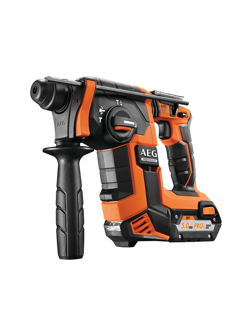 AEG BBH18BL2-502C 18 V 5.0 Ah Akülü Kömürsüz Kırıcı Delici - 4935492343