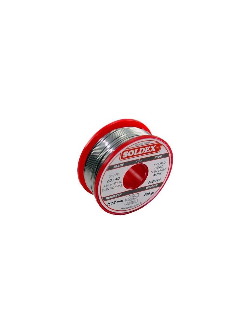 Soldex 200Gr 0,75mm 60/40 Lehim Teli- 051224
