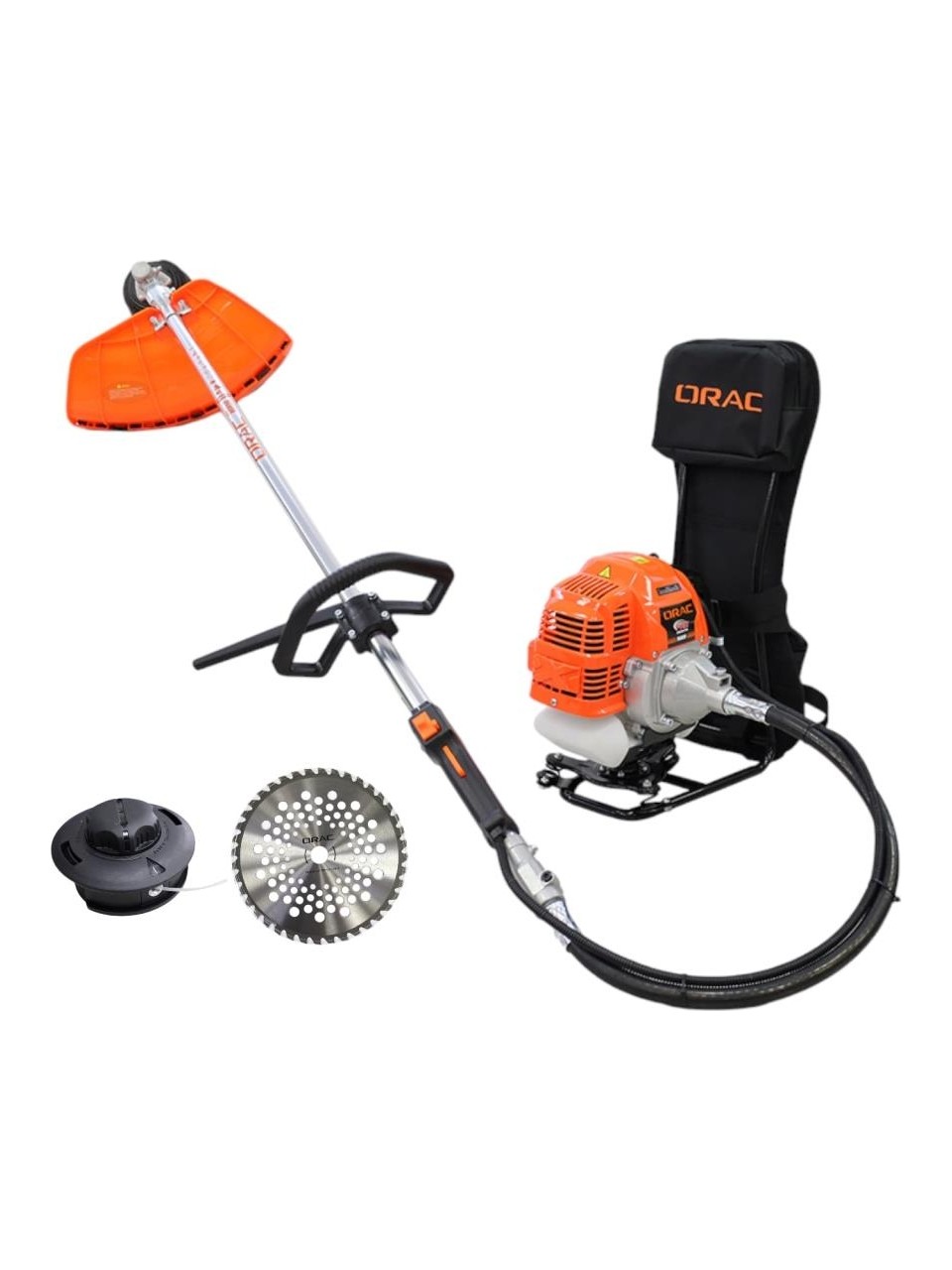 Orac BG650PRO Motorlu Tırpan Sırt Tipi 3.5 Hp- BG650PRO