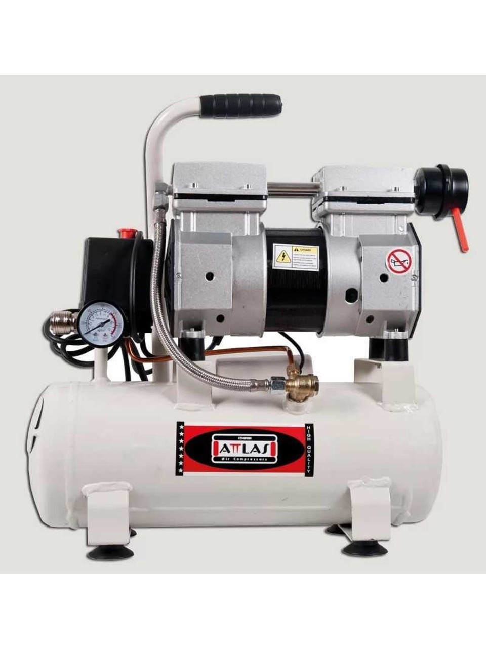 Attlas SC1009 0.75 Hp 7 Bar 9LT Monofaze Sessiz Hava Kompresörü - A0301010