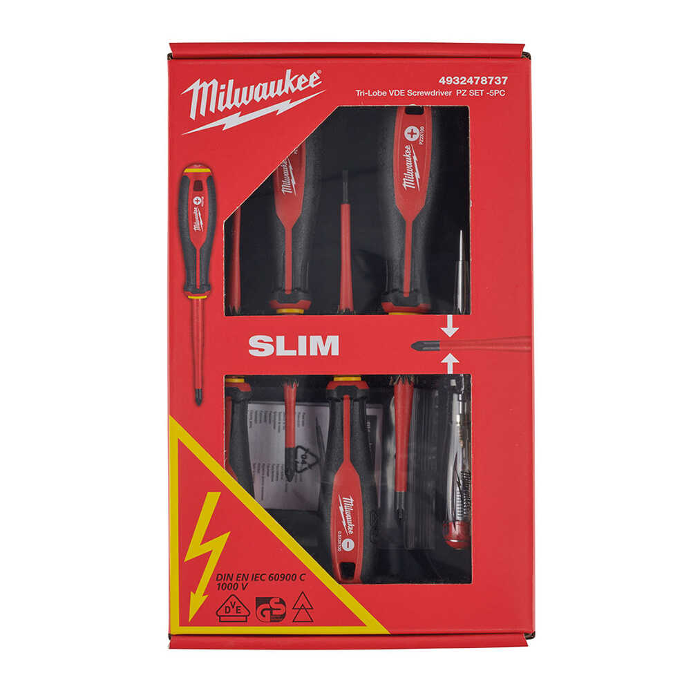 Milwaukee Trı-Lobe VDE Tornavida Set 5PC- 4932478737