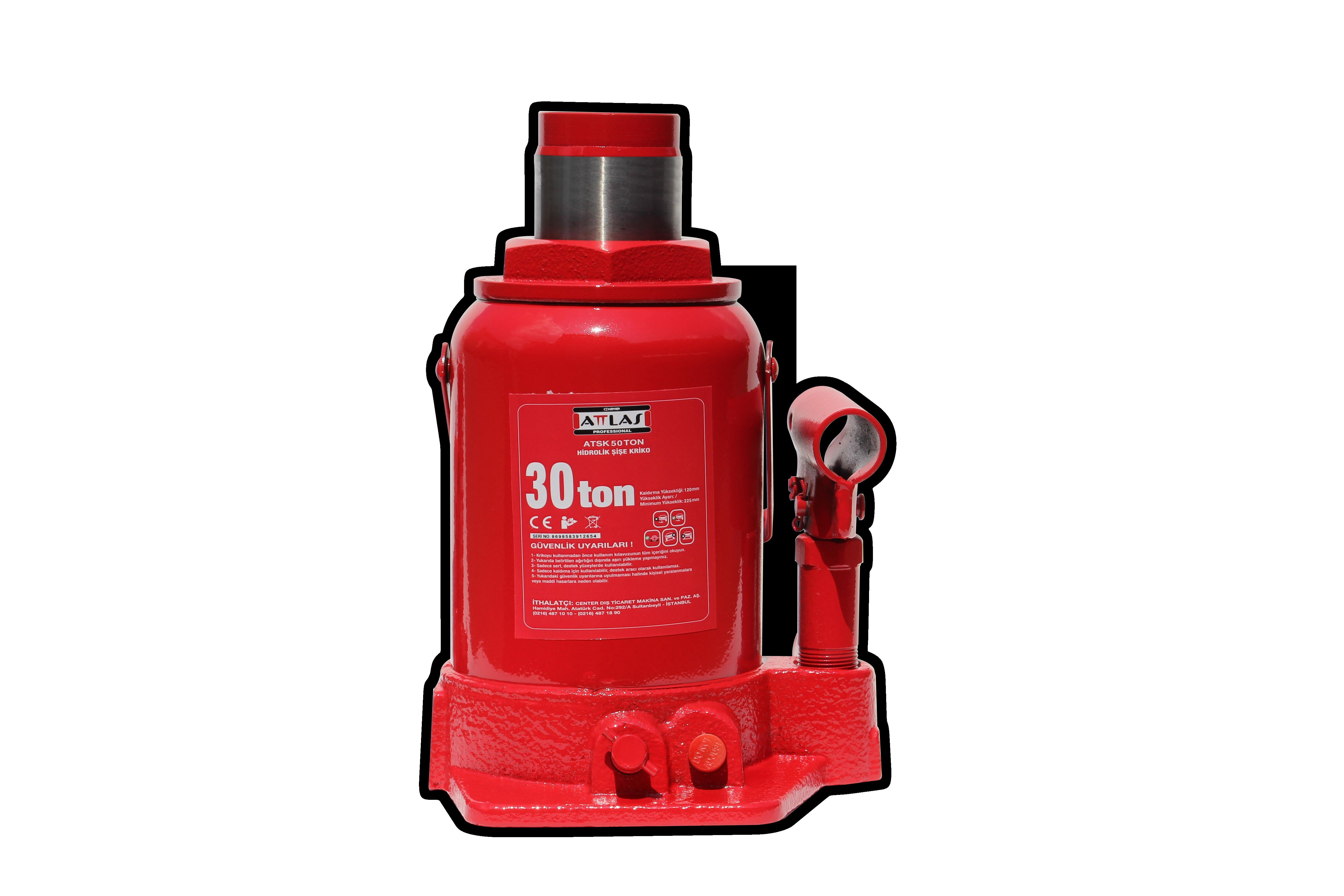 Attlas Atsk 30 Ton Hidrolik Şişe Kriko - A1201009