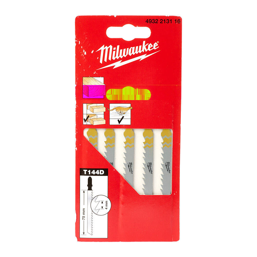 Milwaukee Dekupaj Bıçağı T144D75 MM 5Li (Ağaç)- 4932213116