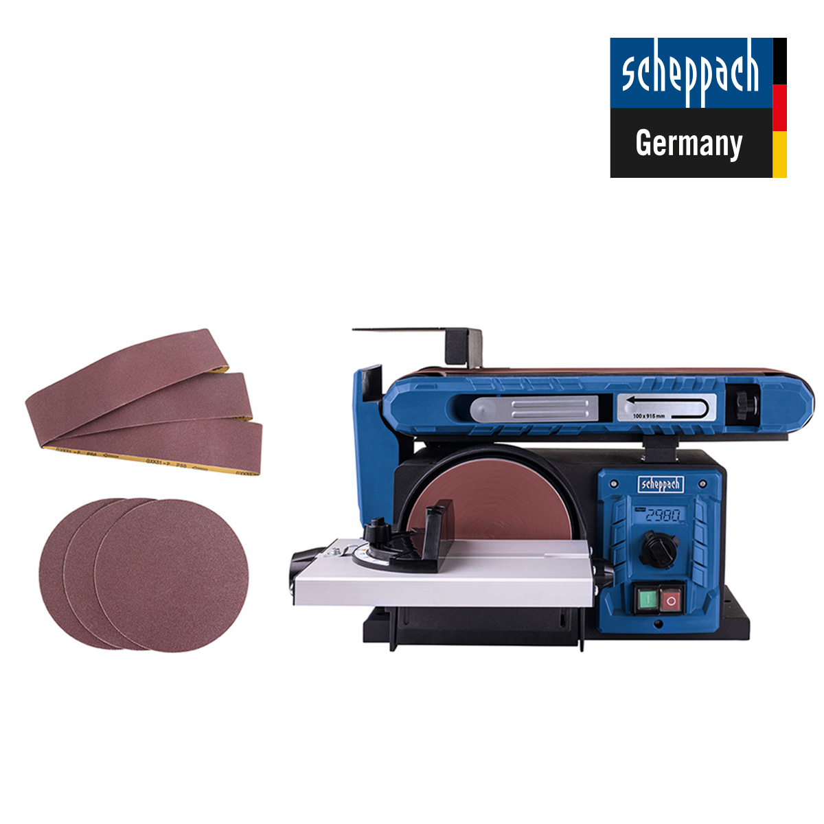 Scheppach BTS900 Bant ve Disk Zımpara Makinesi 370W  - 5903306901