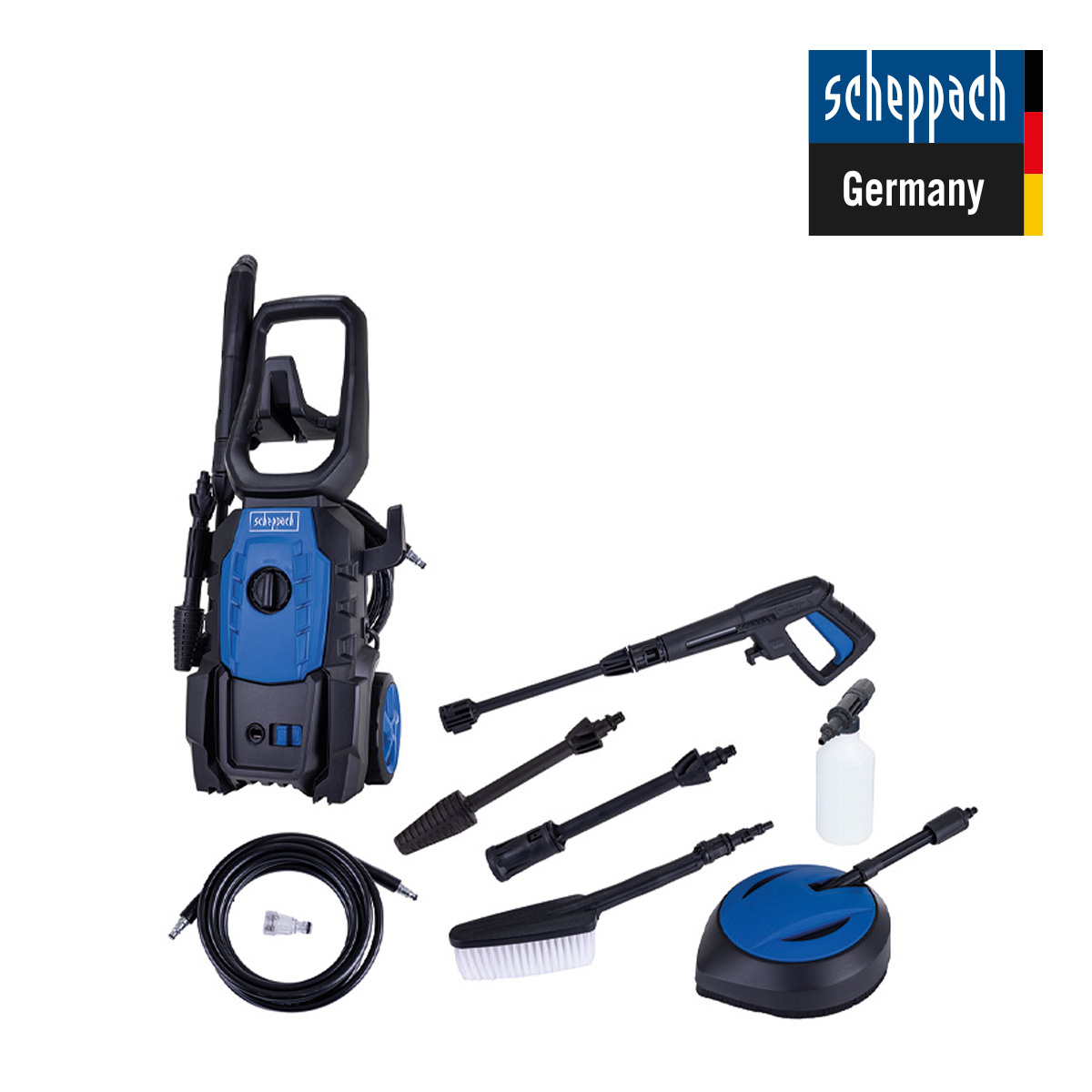 Scheppach HPC1600 Kit 135 Bar Yüksek Basınçlı Yıkama Makinası - 5907737901