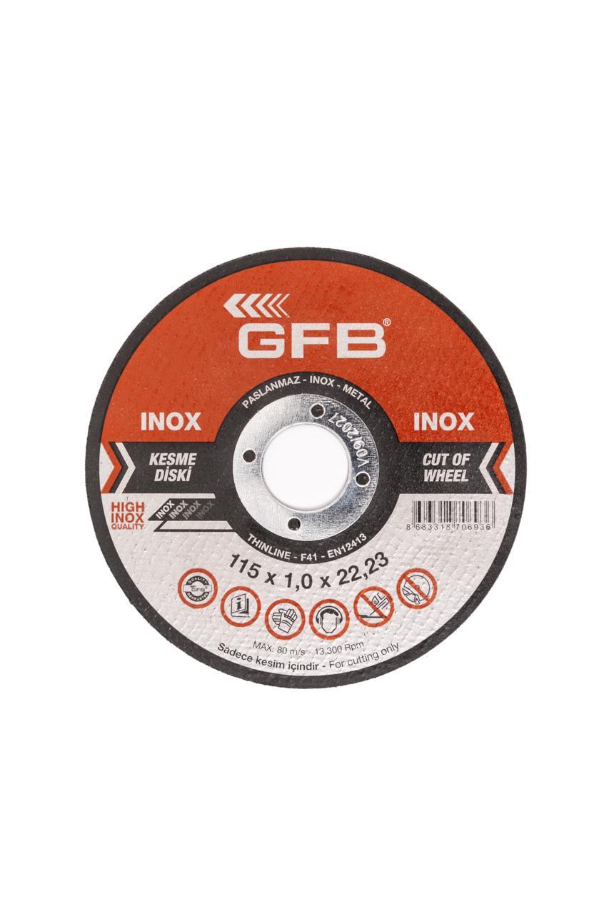 Gfb Metal Kesici Taş 115X1 Inox Kesme Taşı (50 Adet)
