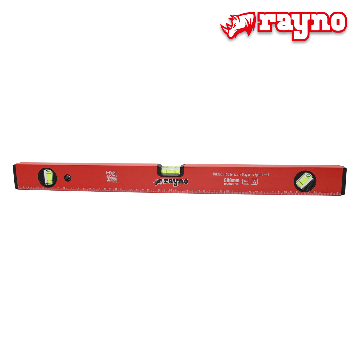 Rayno Mıknatıslı Su Terazisi 400 mm - RAYNOST40