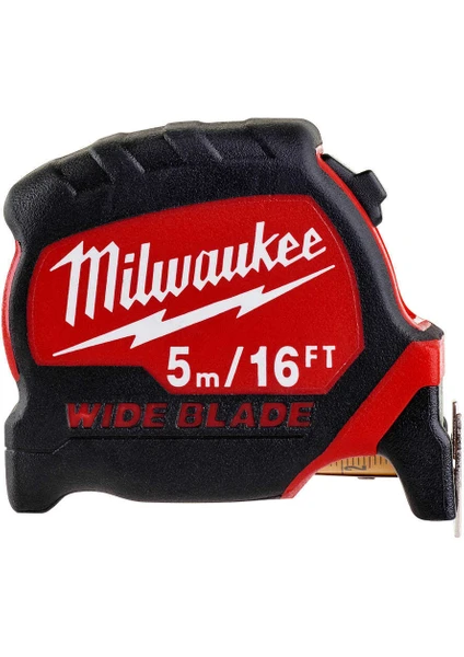 Milwaukee Premium Wide Blade Şerit Metre 5 Metre 16 mm- 4932471817