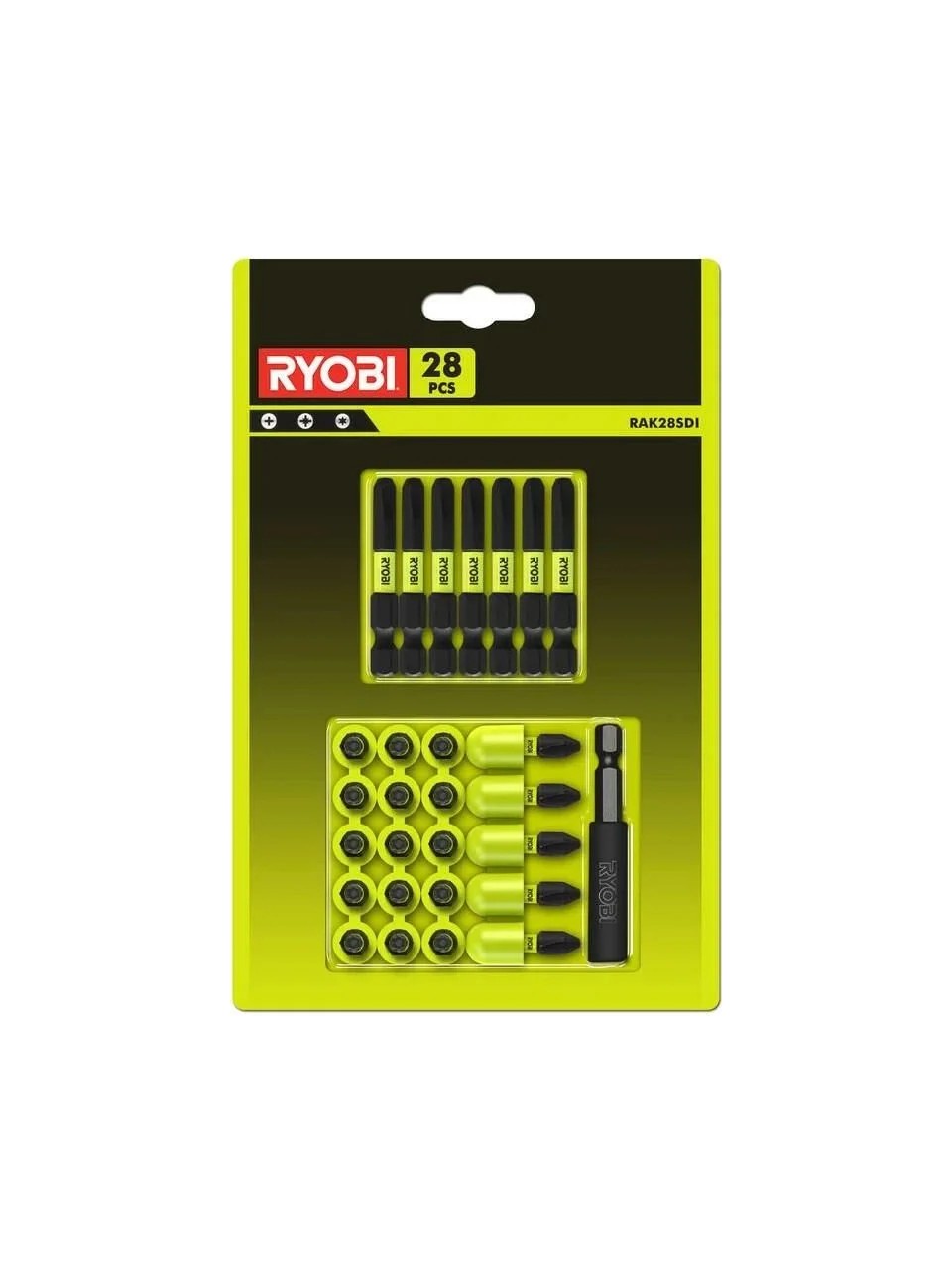 Ryobi RAK28SDIB2 28 Parça Vidalama Seti - 5132003790