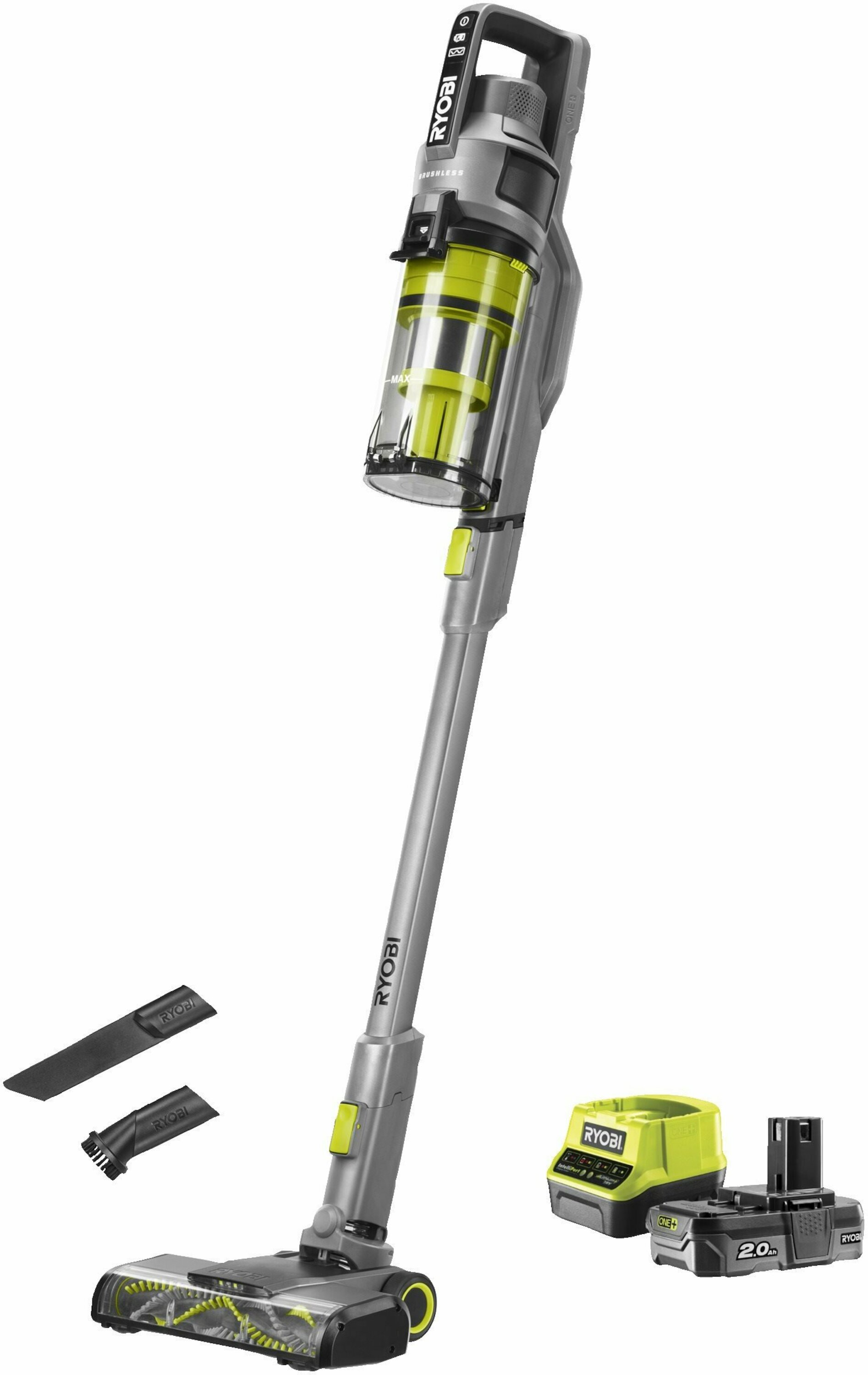 Ryobi RSVS18-1C20G 2.0Ah Tek Akülü Kömürsüz Dikey Süpürge - 5133006515
