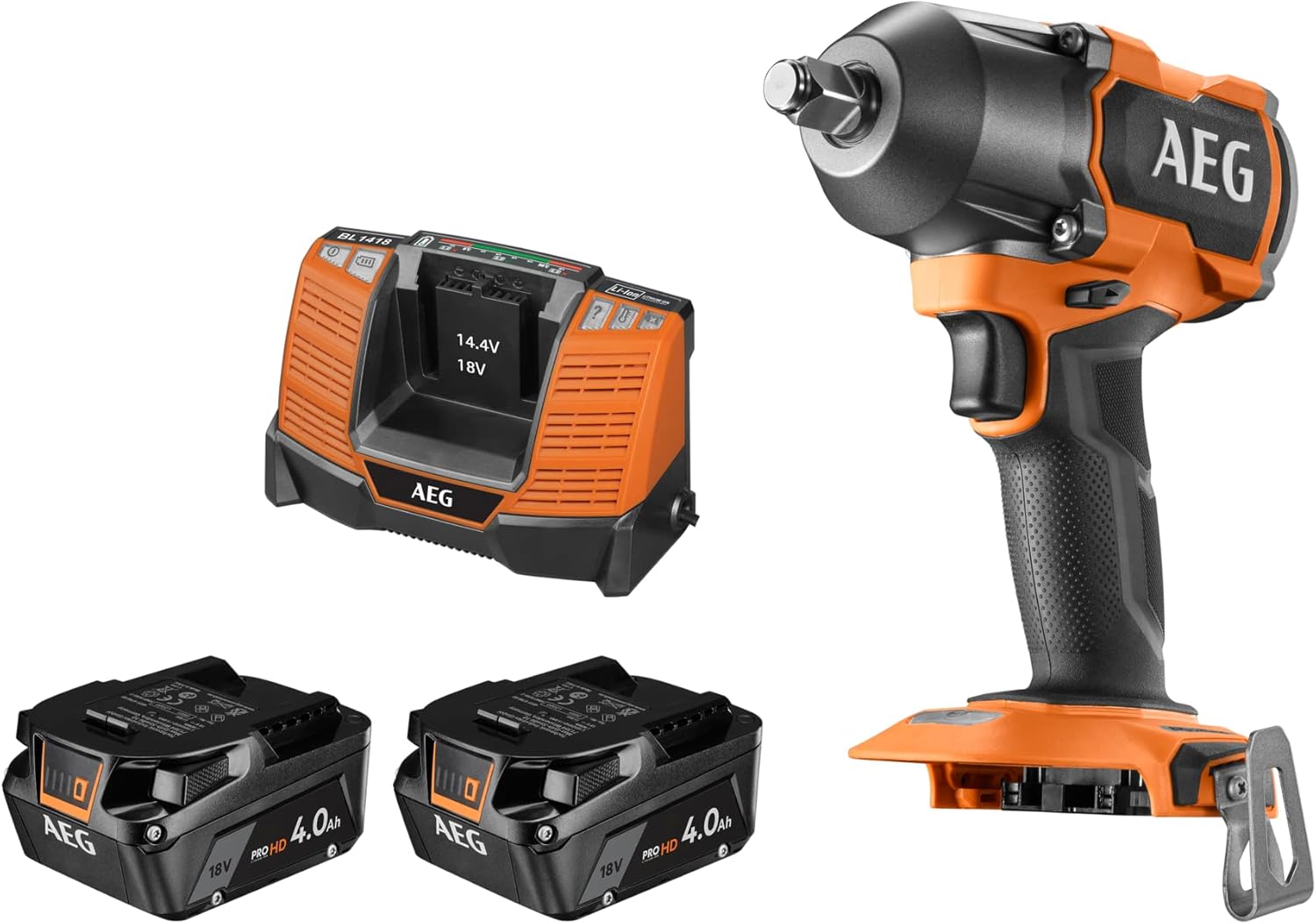 AEG BSS 18MTF12BL-402C 4.0 Ah Akülü Darbeli Somun Sıkma - 4935479664