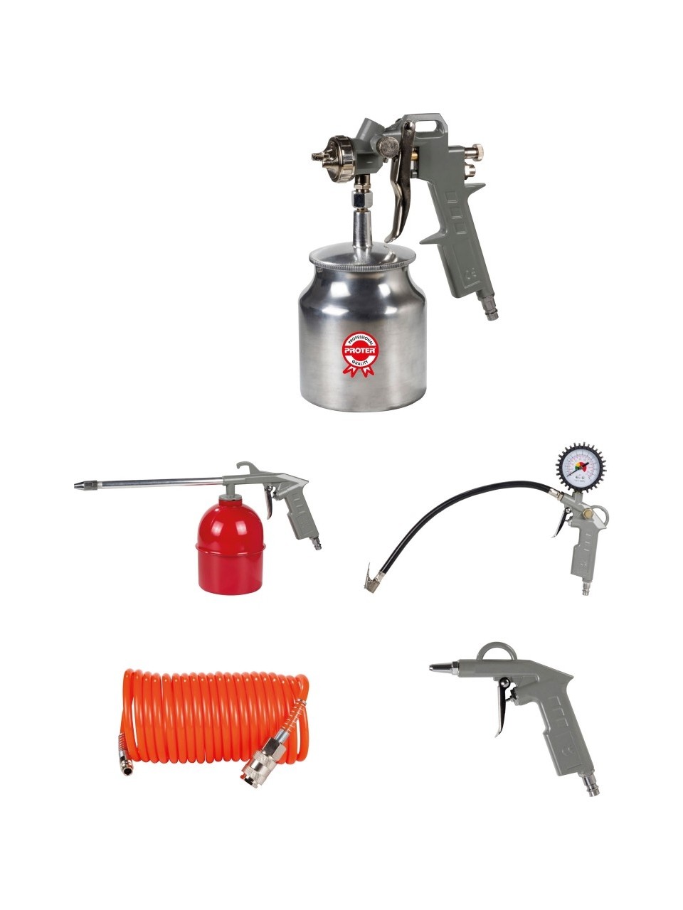 Gfb  Boya ve Hava Tabanca Seti  5 Parçalı  - GFB5605