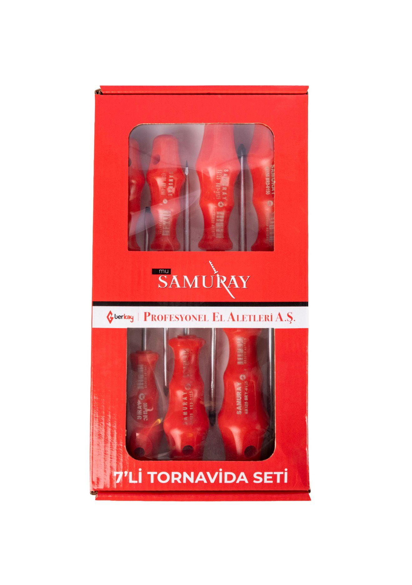 Samuray Profesyonel Tornavida Seti 7 li - 7000