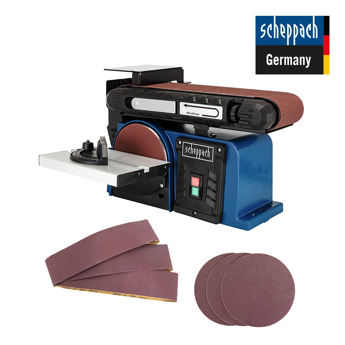Scheppach BTS900 Bant ve Disk Zımpara Makinesi 370W - 5903306901