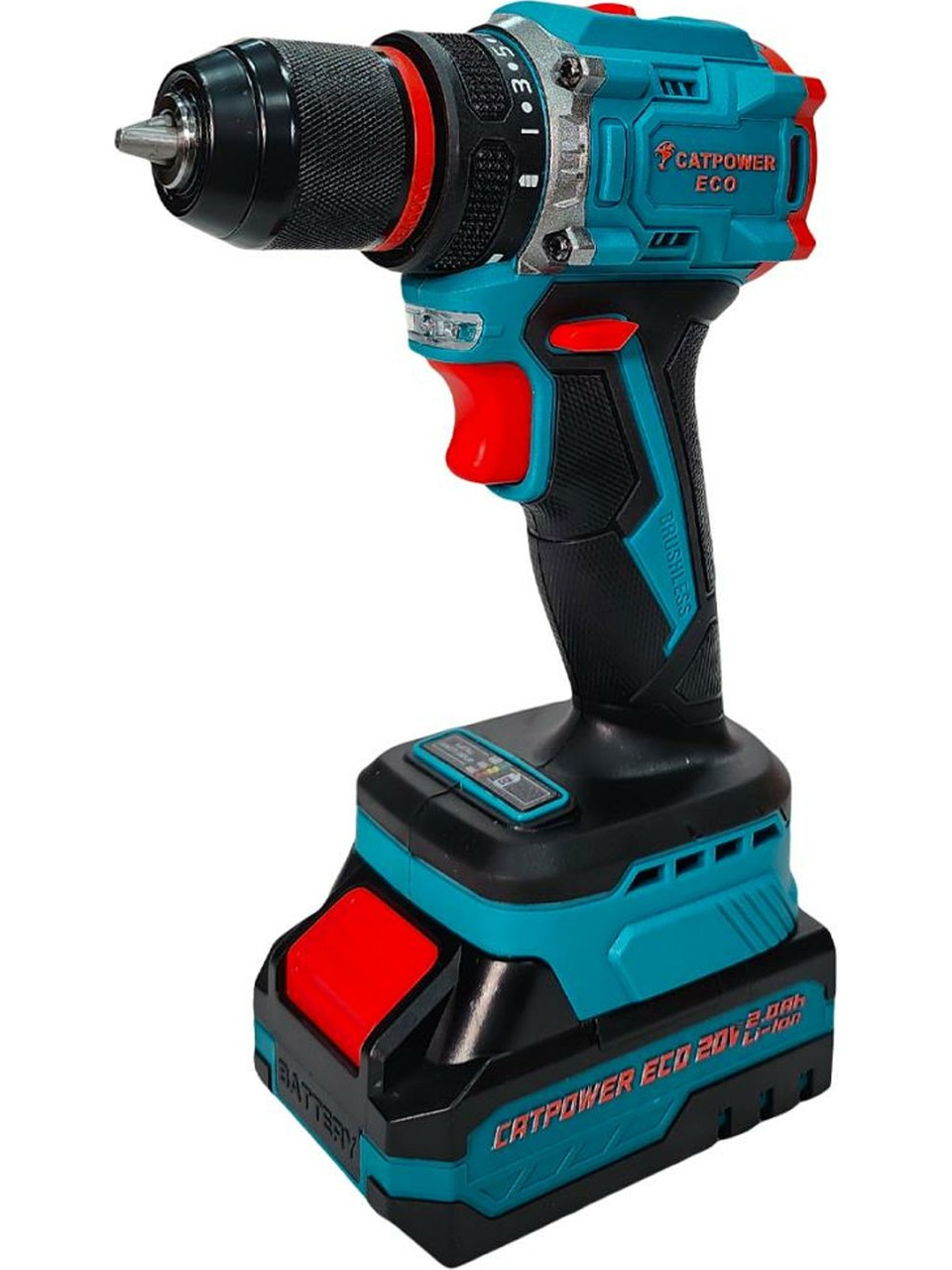 Catpower E1010 20V 2x2.0 Ah Çift Akülü Vidalama Kömürsüz Çift Vitesli 10 mm