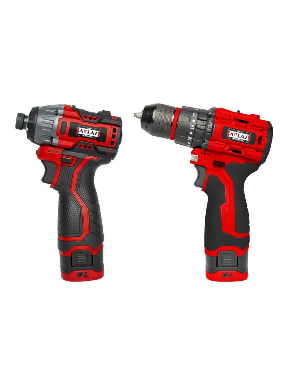 Attlas 16’li Set – Atbl 16 ID-202C Kömürsüz Darbeli Vidalama + Atbl 16 PD-202C 16V Kömürsüz Darbeli Matkap 2x2.0Ah Çift Akülü - A0104097
