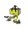 Ryobi RAG18125-1C40S One+ Akülü Avuç Taşlama 125 Mm- 5133005643