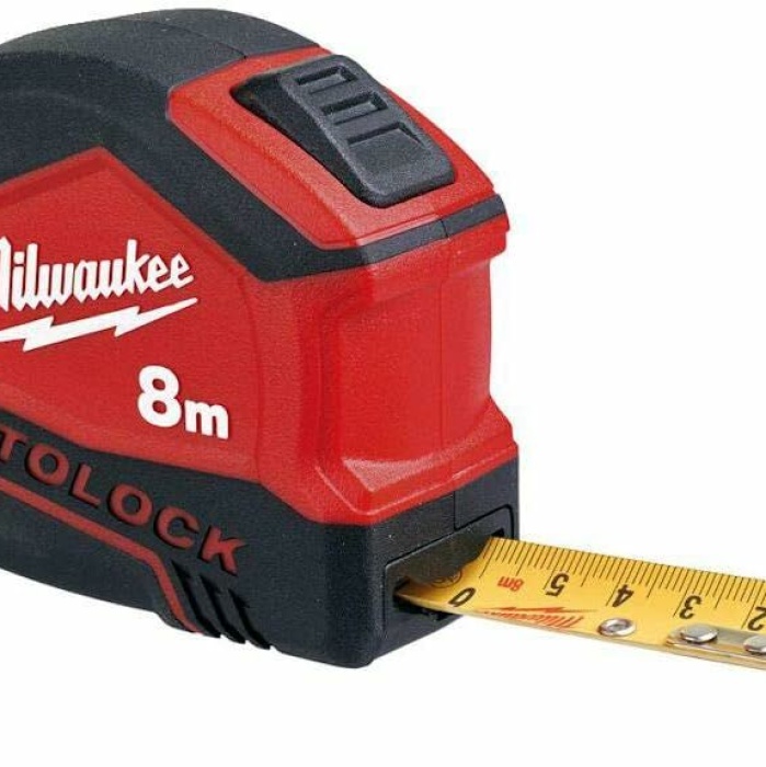 Milwaukee Ağır Hizmet Tipi Autolock Şerit Metre 8m - 4932464664