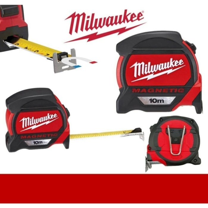 Milwaukee Birinci Sınıf Manyetik Şerit Metre 8m- 4932464600