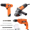 Attlas Eco Set 3G Li Darbeli Matkap + Taşlama + Akülü Matkap - A0602027