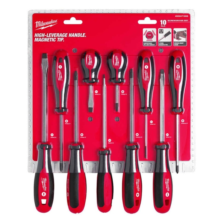 Milwaukee Tornavida Set 10 Parça - 4932471808