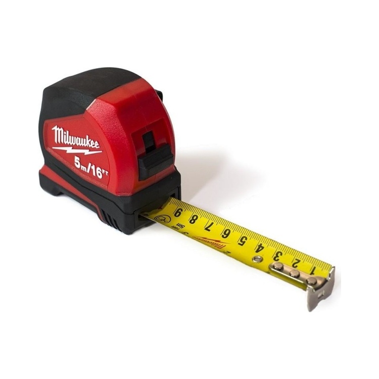 Milwaukee Ağır Hizmet Tipi Pro Kompakt Şerit Metre 5m/16ft- 4932459595