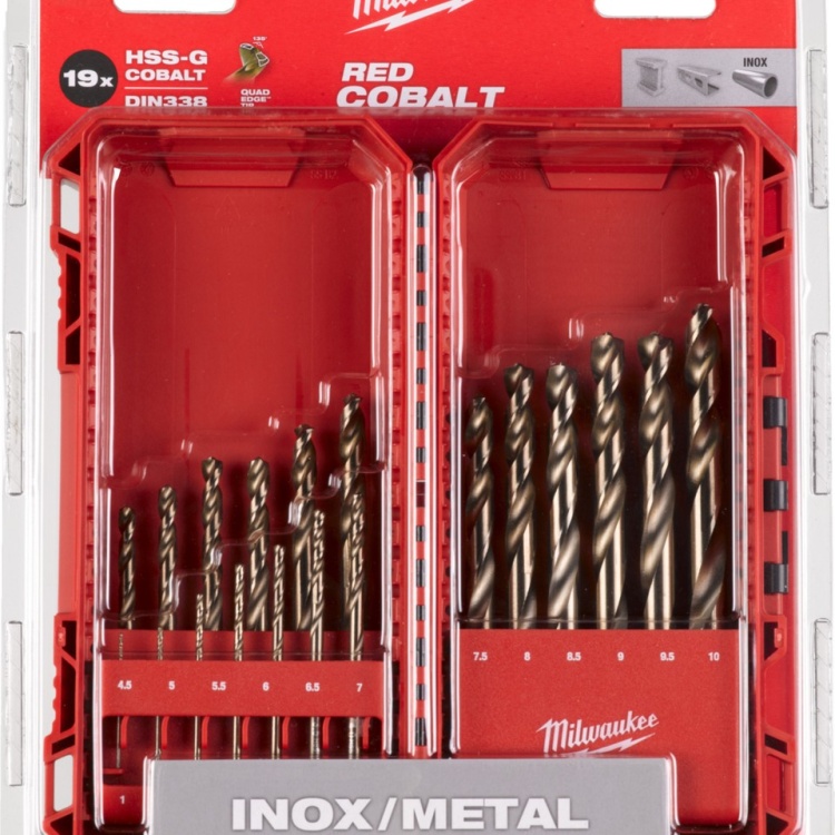Milwaukee Metal Matkap Ucu Red Cobalt 19 Parça- 4932493867