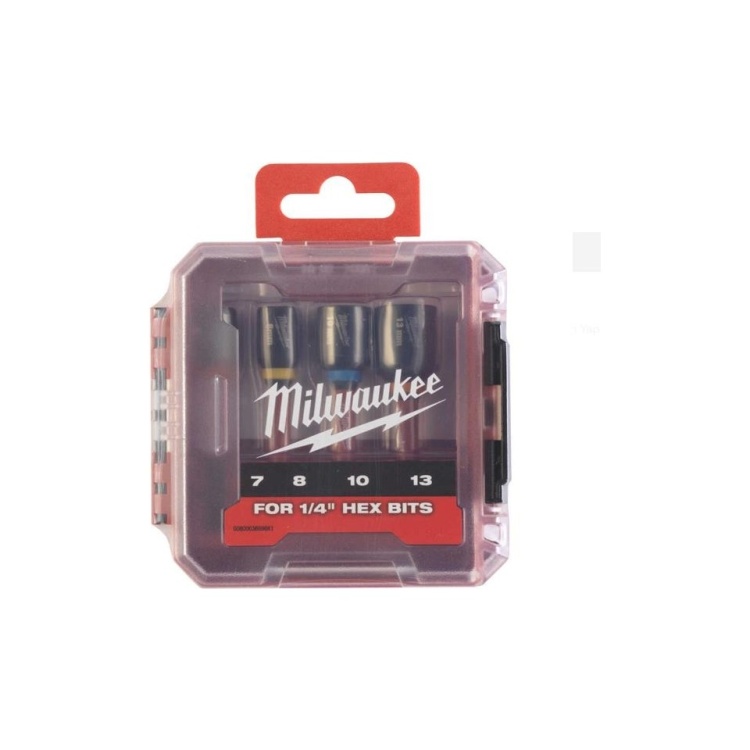 Milwaukee Shockwave Hex Lokma Seti 7-8-10-13MM- 4932492445