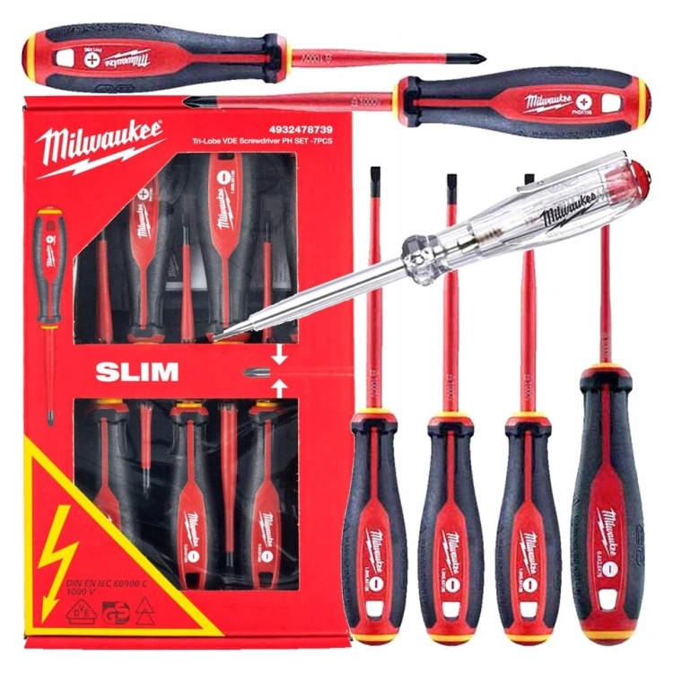Milwaukee Trı-Lobe Vde Tornavida Ph Set 7 Parça-  4932478739