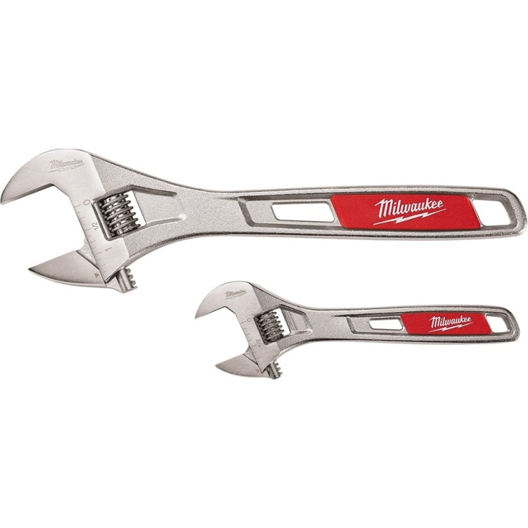 Milwaukee Ağır Hizmet Tipi Kurbağacık Anahtarı 2li 150 mm ve 250 mm- 48227400