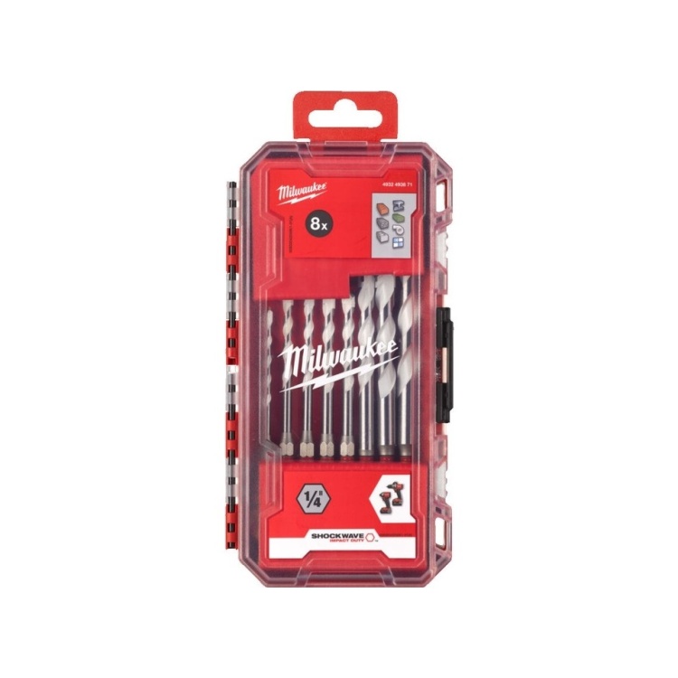 Milwaukee Multi Materyal Matkap Ucu 8 Parça Set- 4932493871