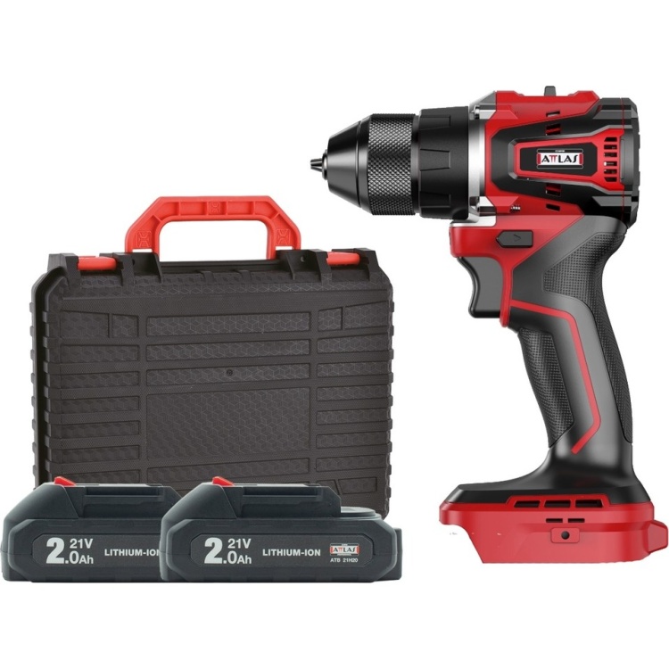 Atlas ATBL 21 BLPD-202 C 21V Akülü Kömürsüz Darbeli Matkap 45NM Tork- A0104173