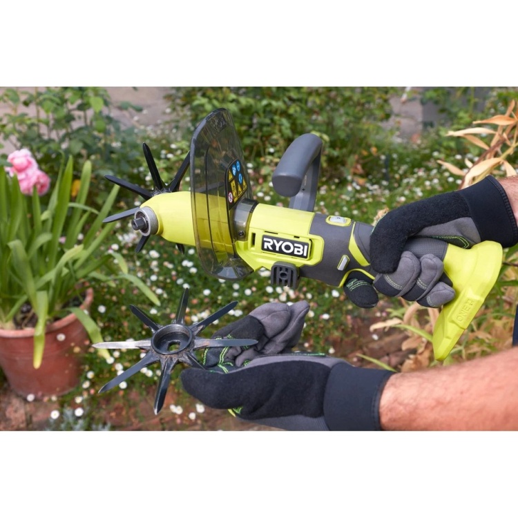 Ryobi RY18HCA-0 Akülü Mini Çapalama Makinesi 12 cm (Akü Dahil Değildir) - T5133005766