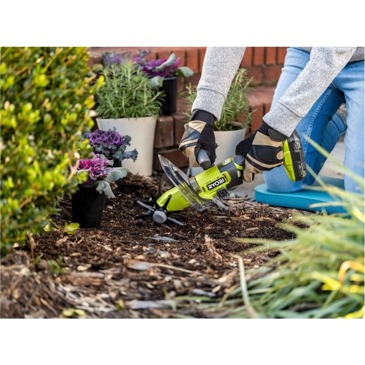 Ryobi RY18HCA-0 Akülü Mini Çapalama Makinesi 12 cm (Akü Dahil Değildir) - T5133005766