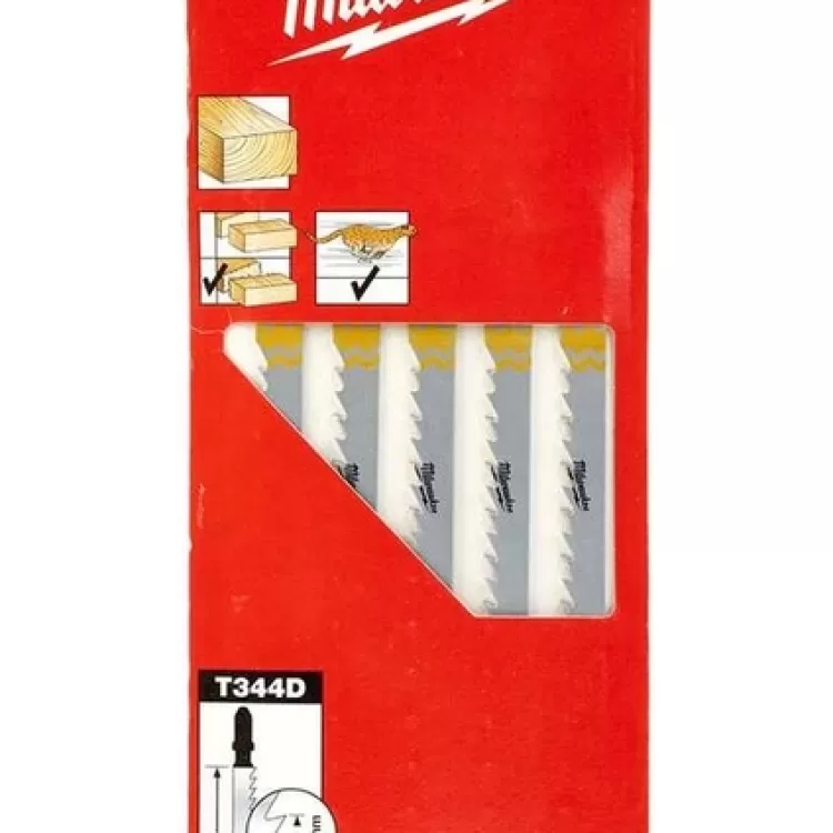 Milwaukee Dekupaj Bıçağı T344D 105MM (Ağaç) Hızlı Kesim 5L.- 4932311633