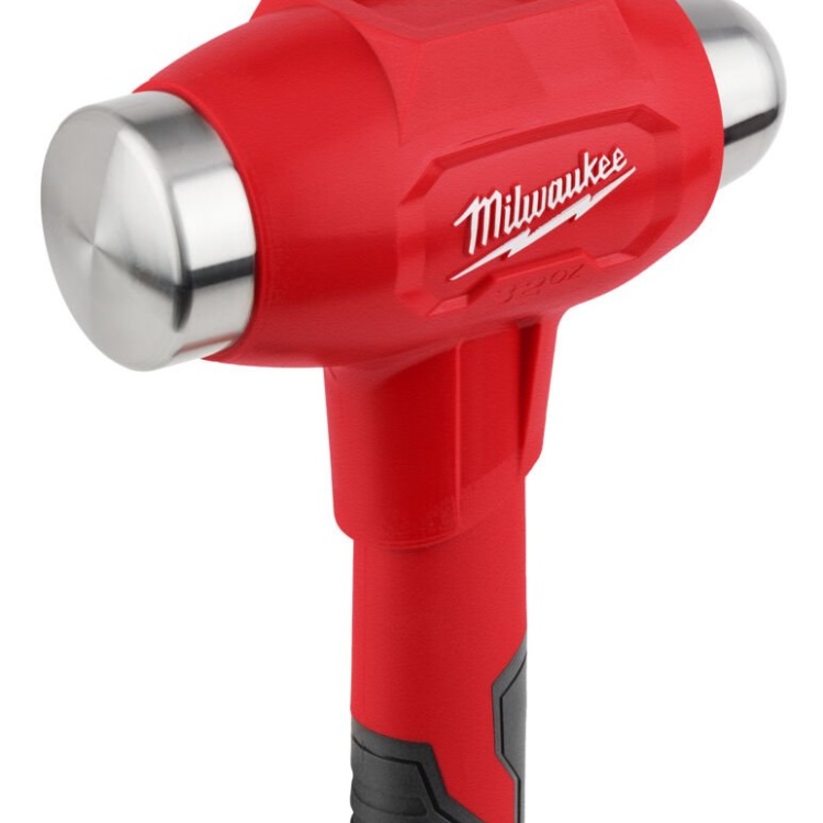 Milwaukee Fiber Saplı Küresel Başlı Bilyeli Çekiç 907 Gr.- 4932492349