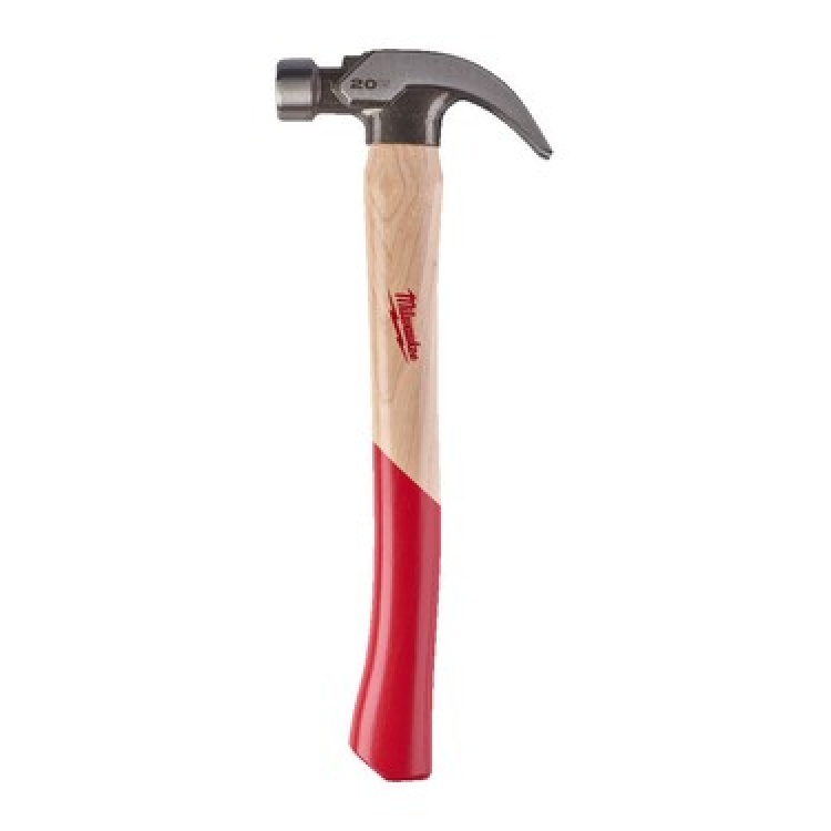 Milwaukee Ahşap Saplı Kavisli Pençe Çekiç  20oz / 570g - 4932478660