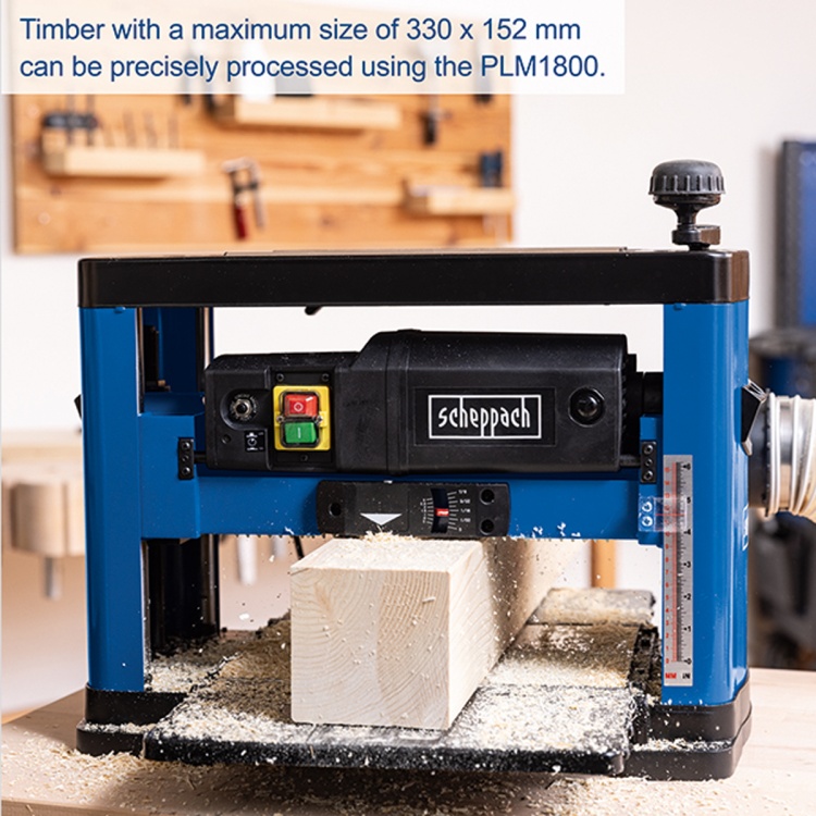 Scheppach PLM1800 Planya Ve Kalınlık Makina 1500W - 5902208901