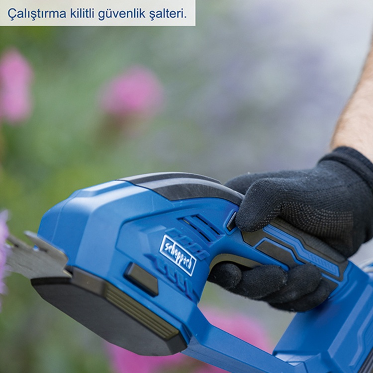 Scheppach C-HTGS200 20V 1x2.0AH Akülü Çim ve Çit Makası - 5912205400