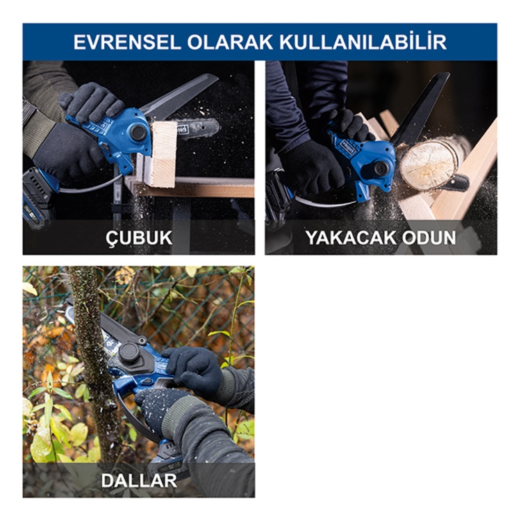 Scheppach BC-PS150 20V 1x2.0Ah Akülü Dal Budama Testeresi - 5910310400