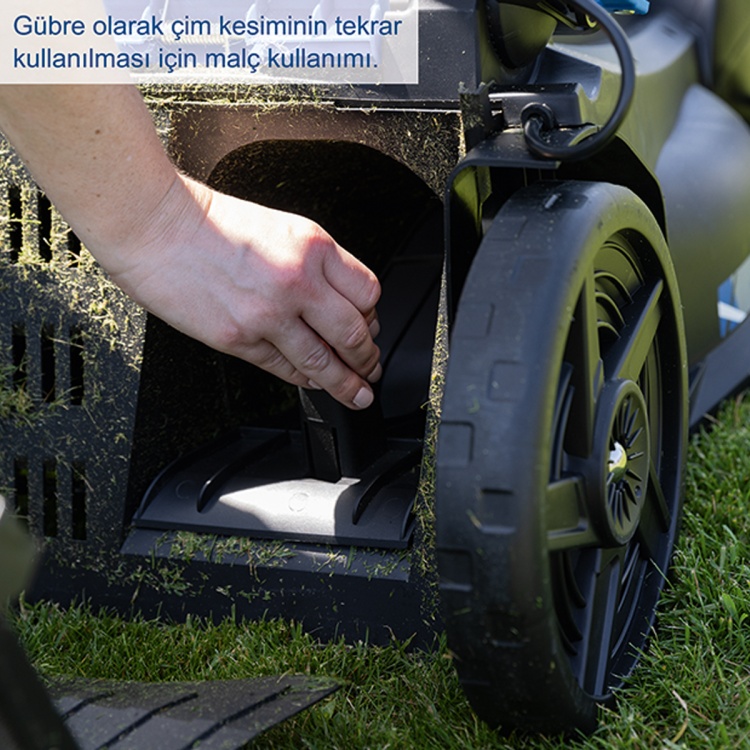 Scheppach BC-MP430 2x4 Ah Akülü Çim Biçme Makinesi - 5911415400