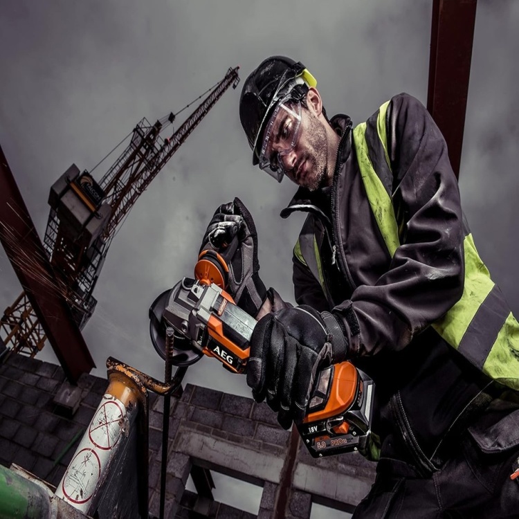 Aeg BEWS18-125BLLI-502C Akülü Kömürsüz Avuç Taşlama 2x5.0Ah - 4935464417