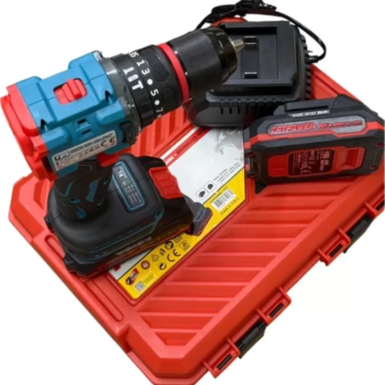 CATPOWER 1025 Kömürsüz Darbeli Akülü Matkap 20V 2 Ah Lion